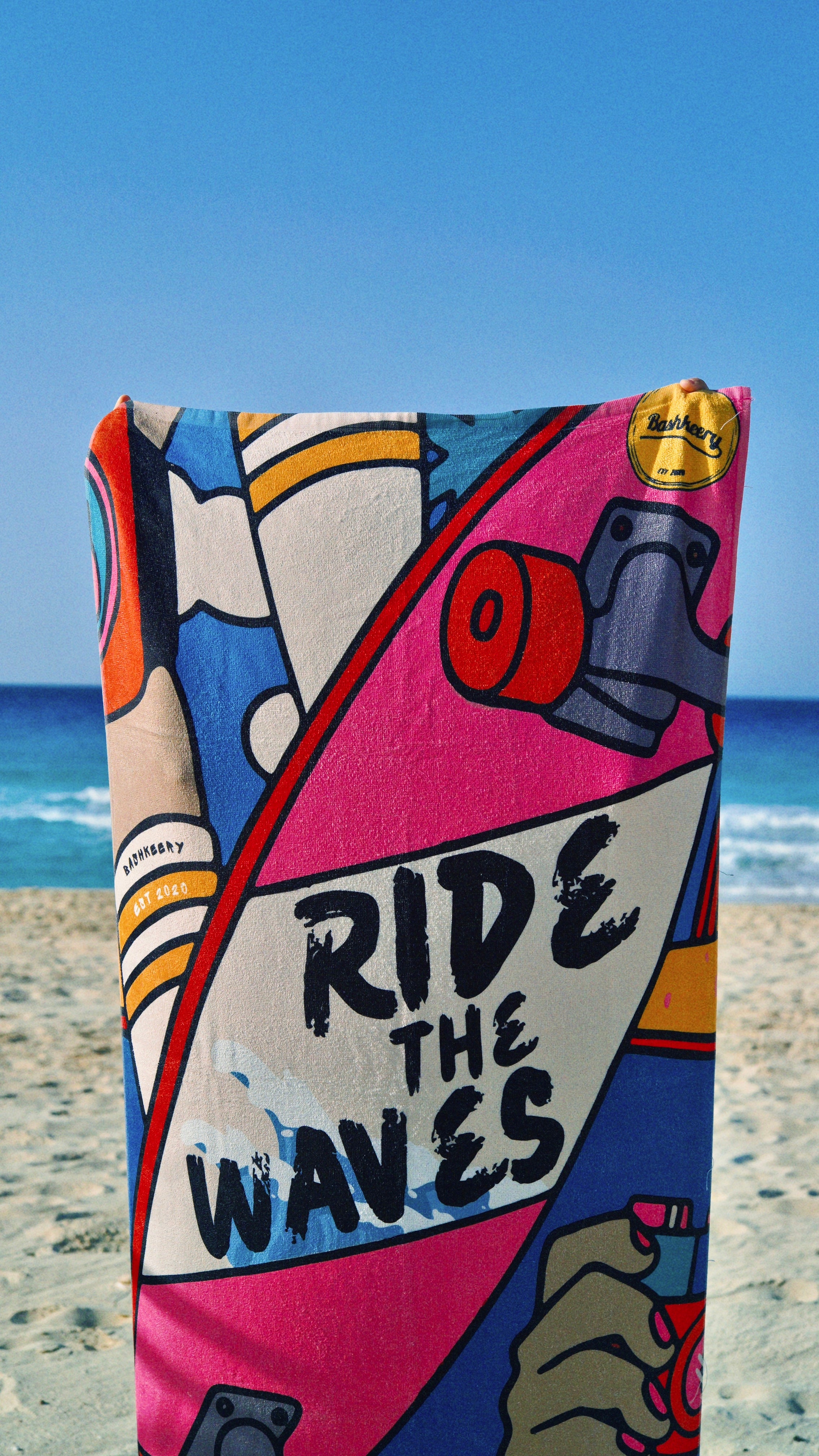 Ride The Waves Beach Towel