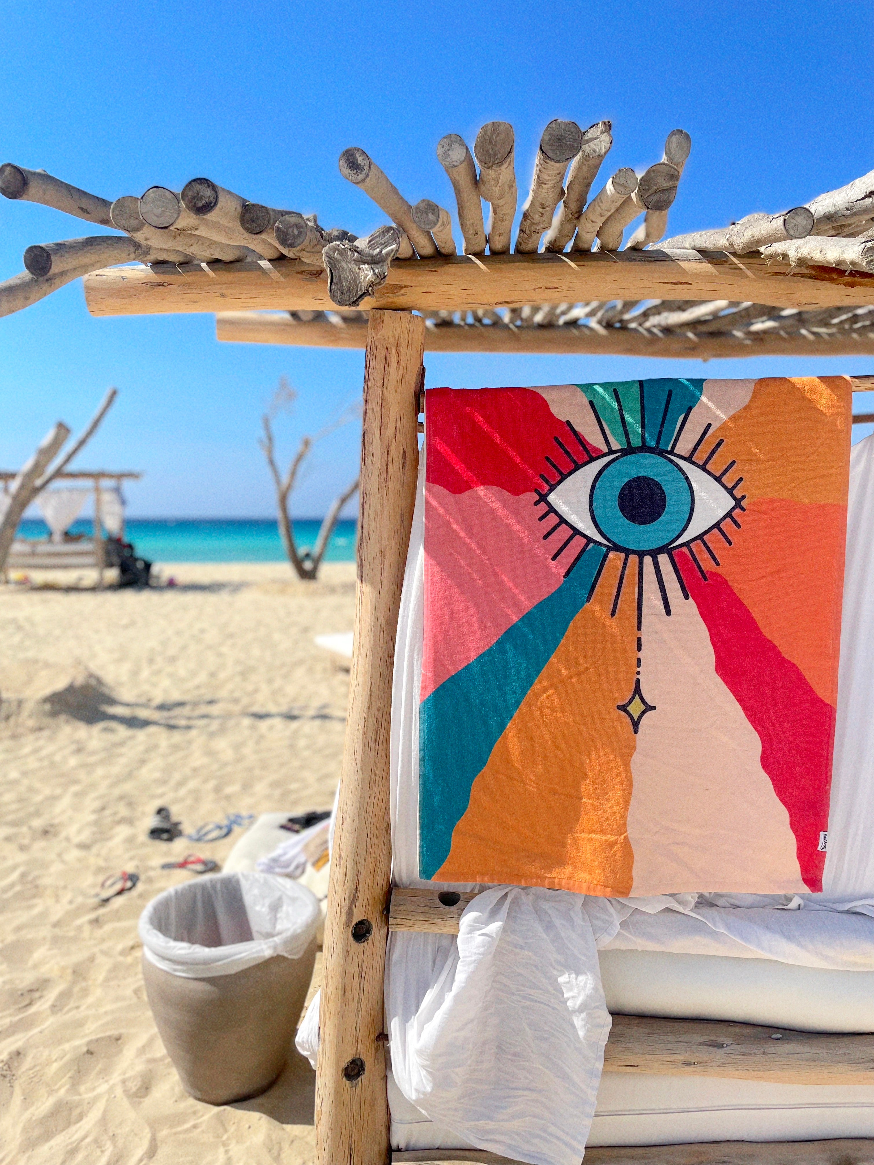 Evil Eye Beach Towel