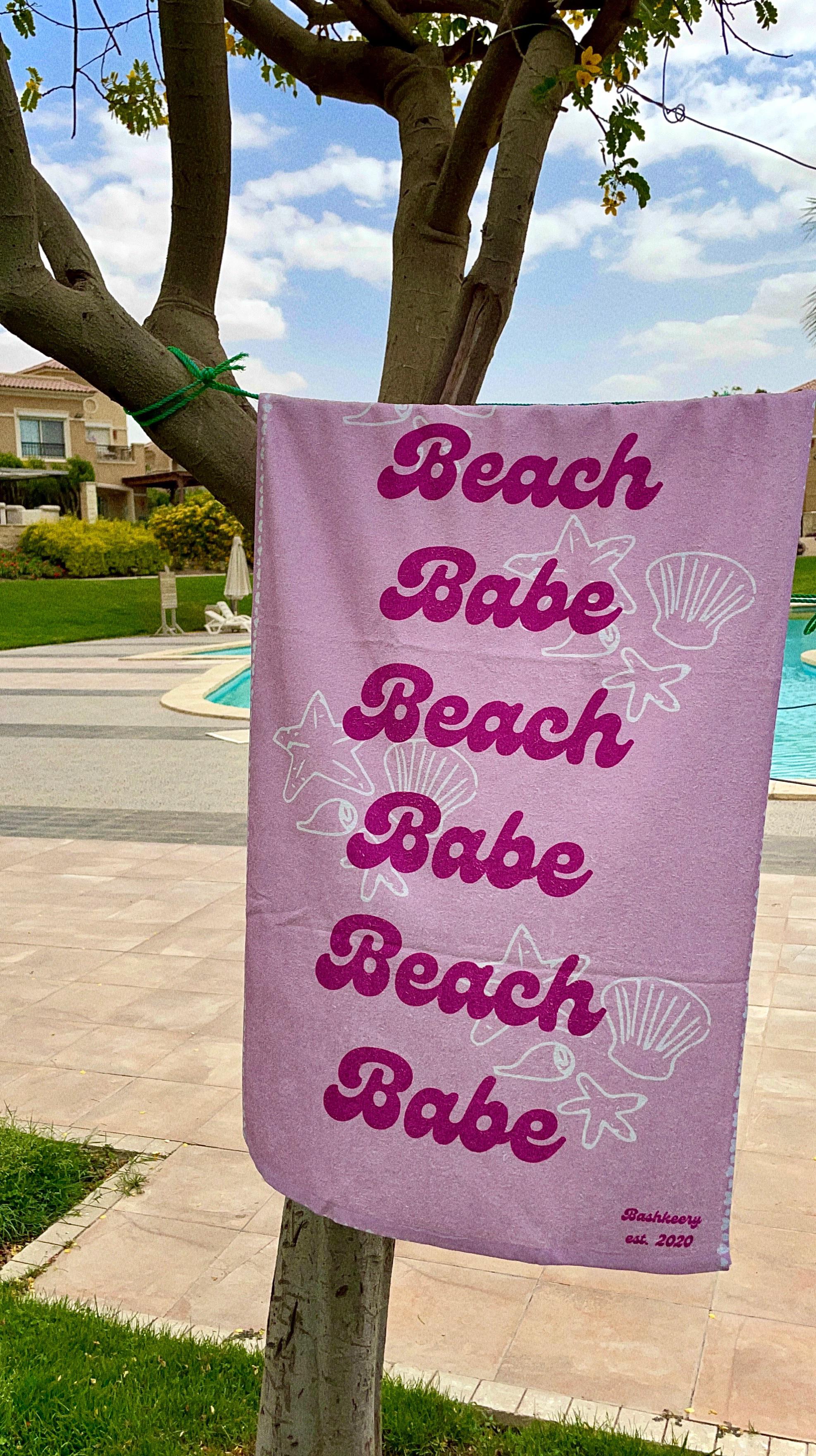 Beach Babe Beach Towel