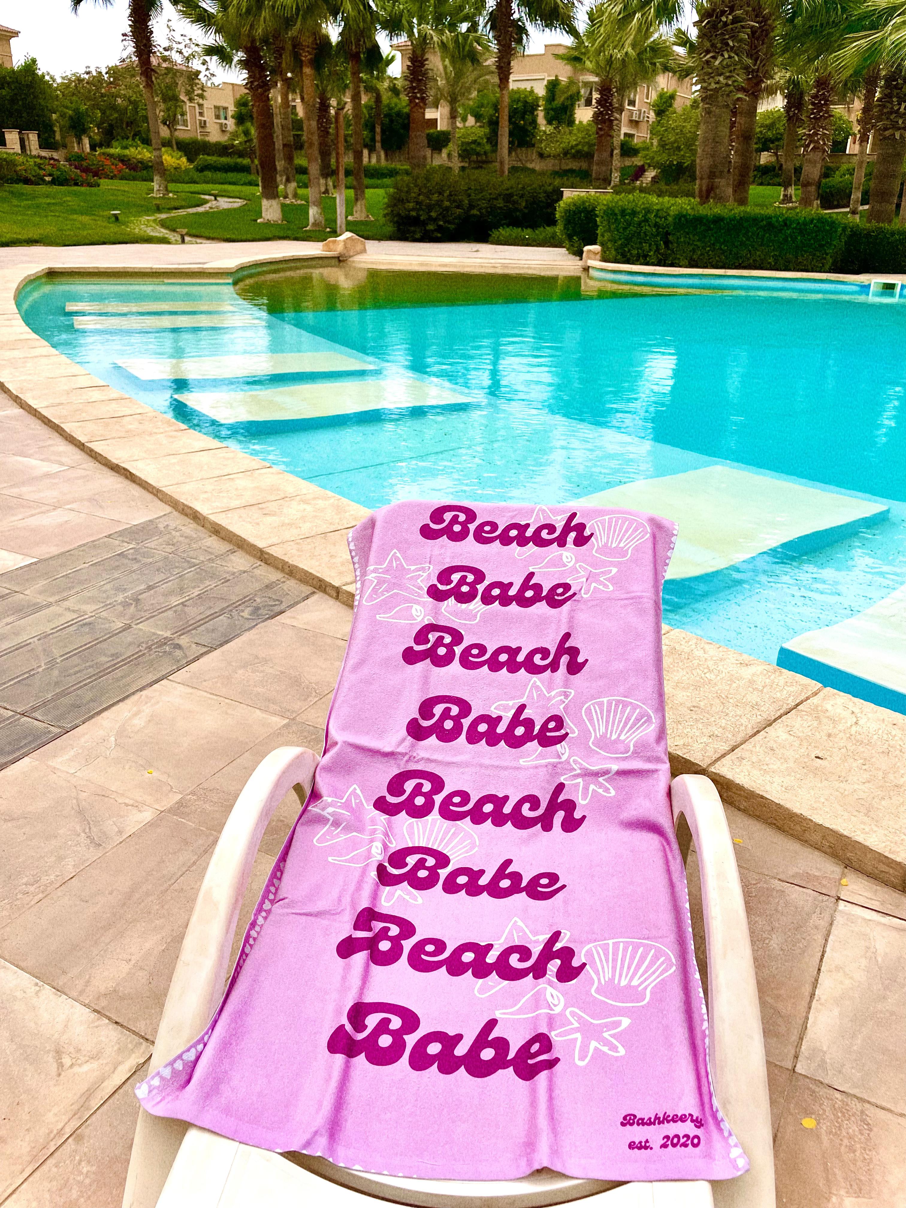 Beach Babe Beach Towel