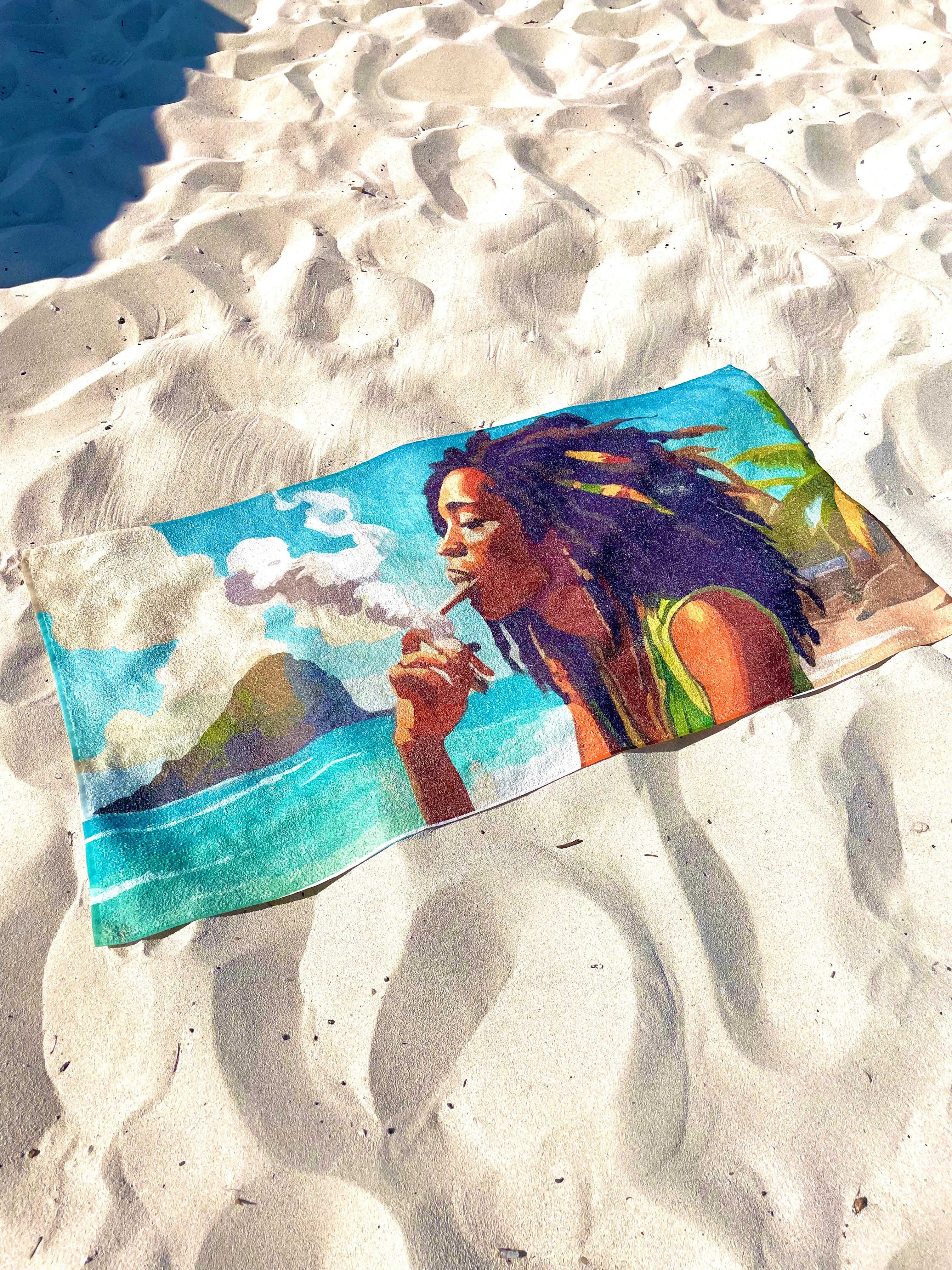 Bob Girl Beach Towel