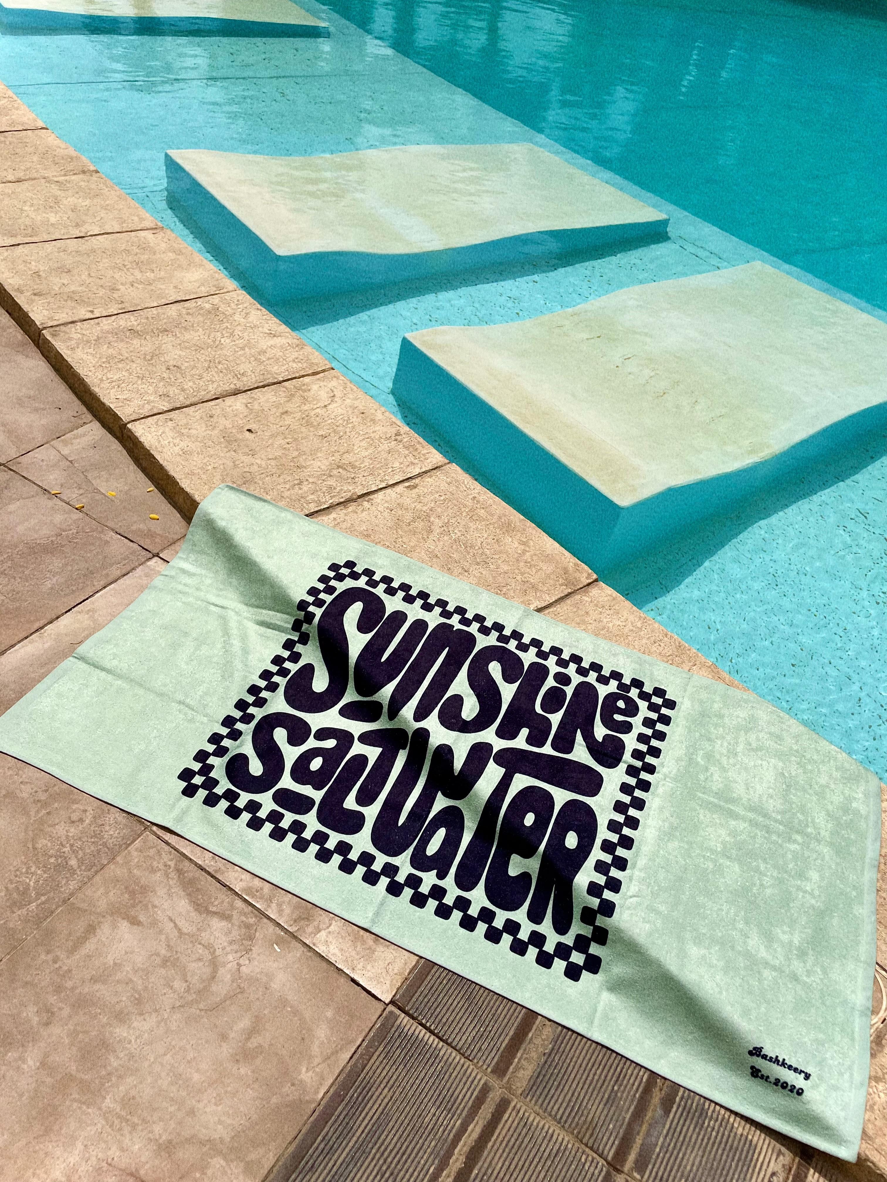 Sunshine Saltwater Beach Towel