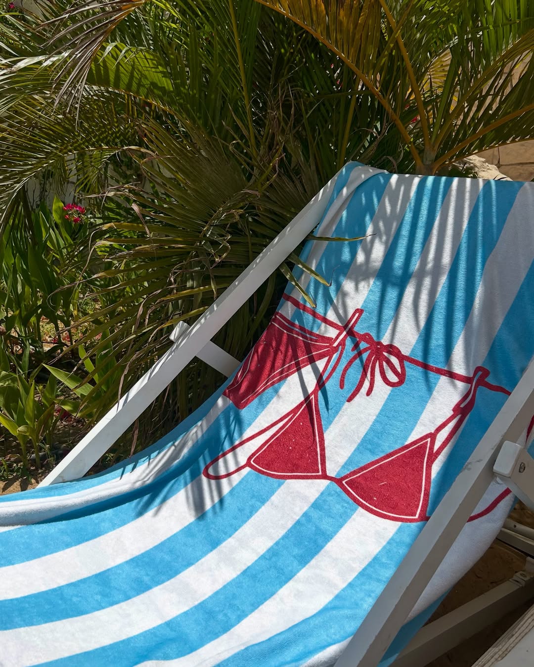 Red Bikini Beach Towel