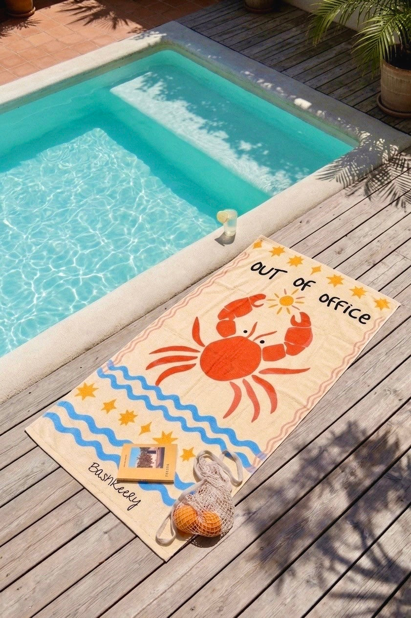 Out Of Office Beach Towel