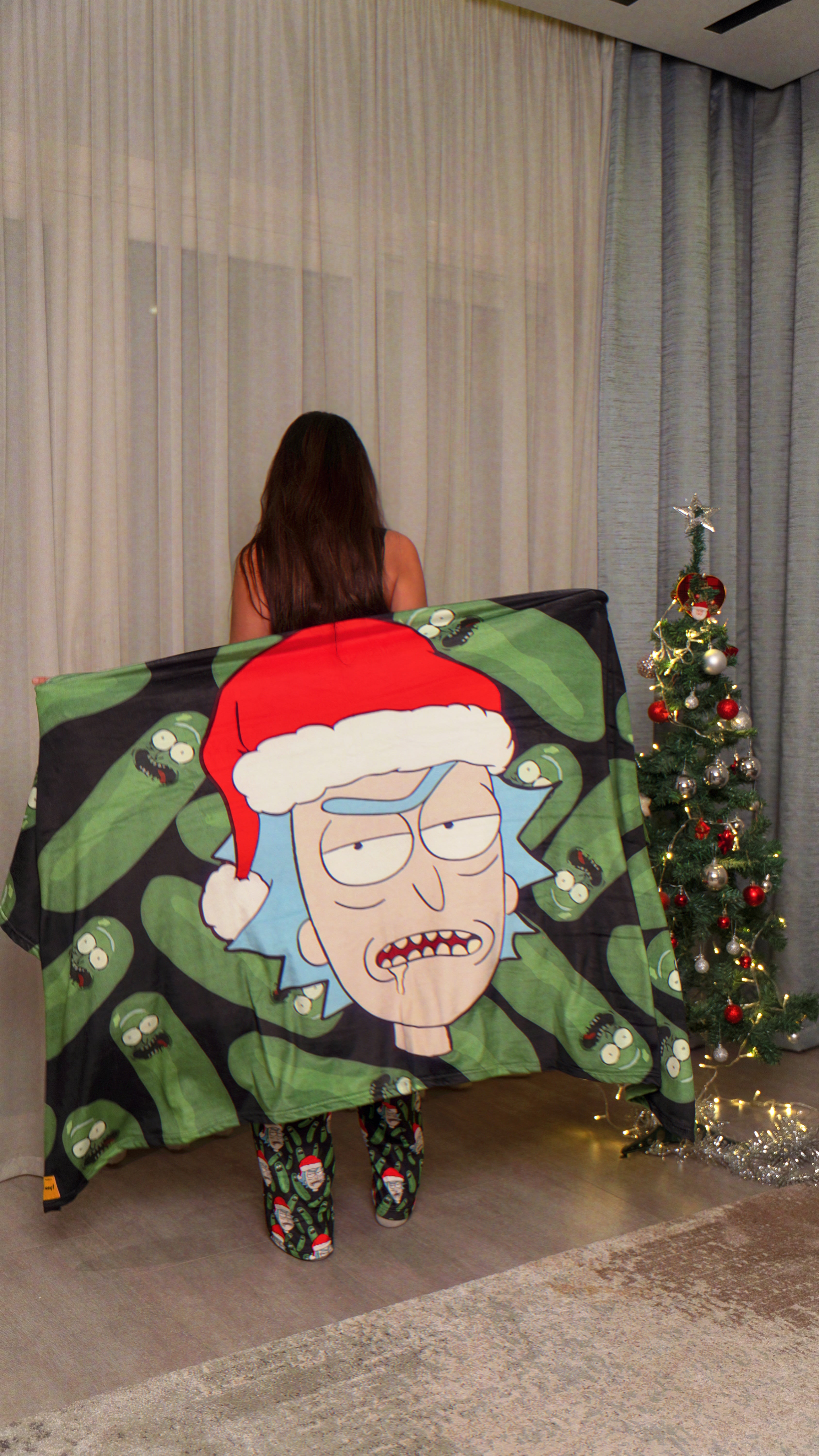 Pickle Rick Blanket