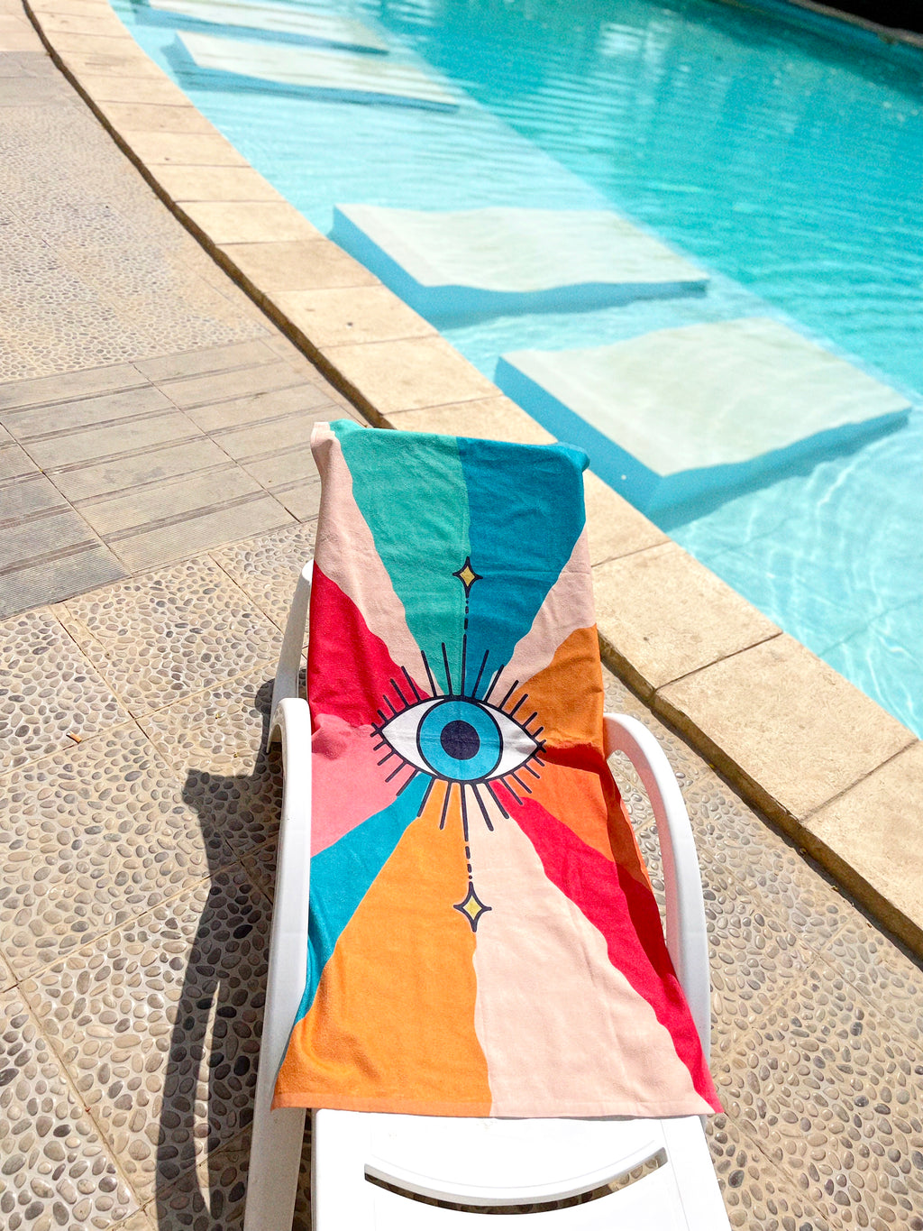 Evil Eye Beach Towel