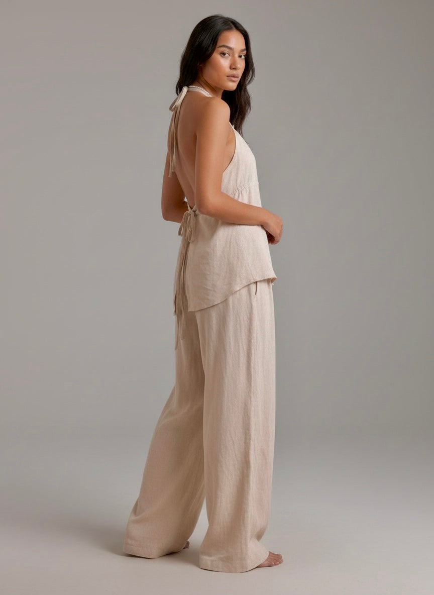 Linen Set - Beige