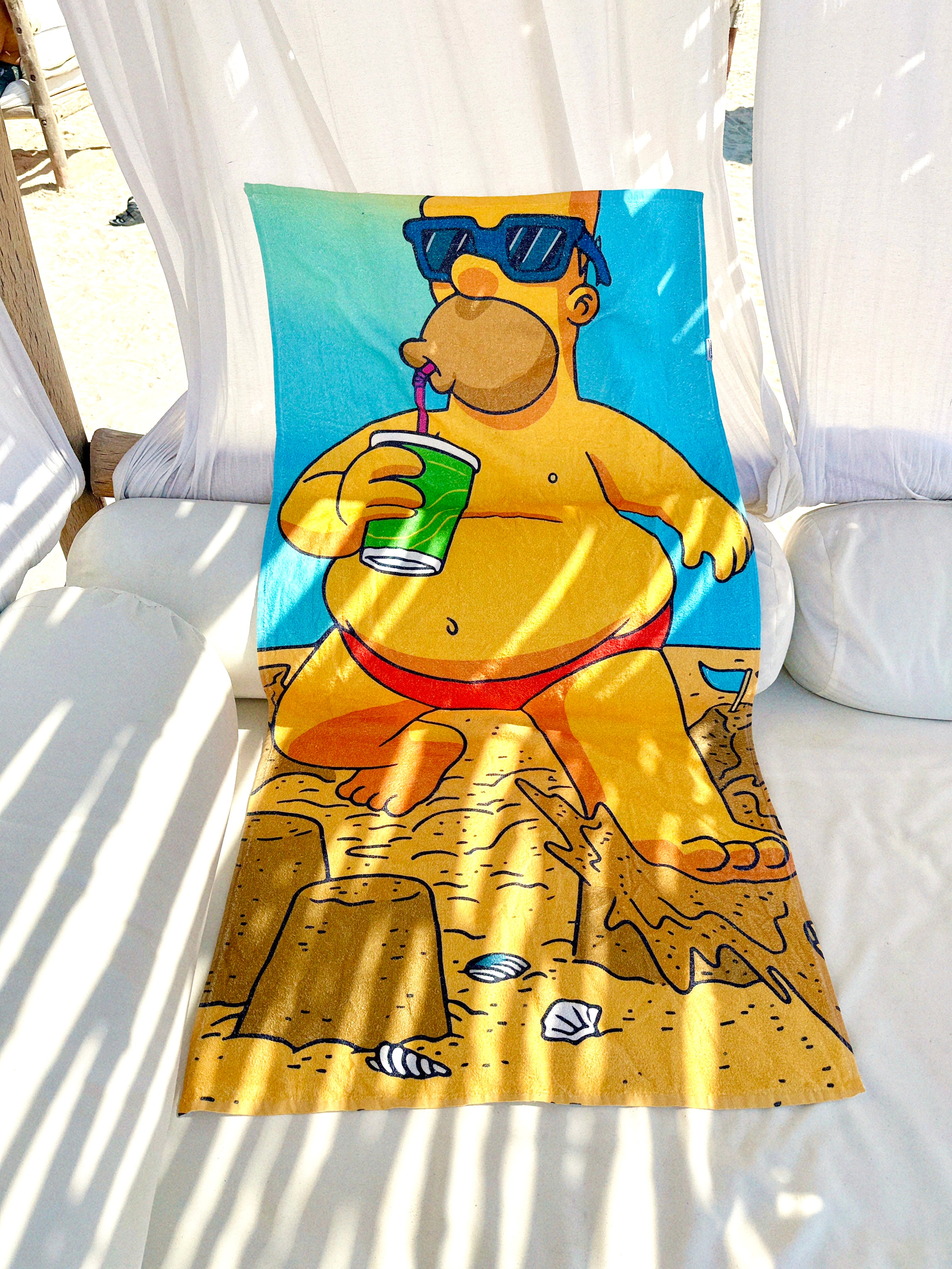 Simpsons Summer Body Beach Towel – Bashkeery
