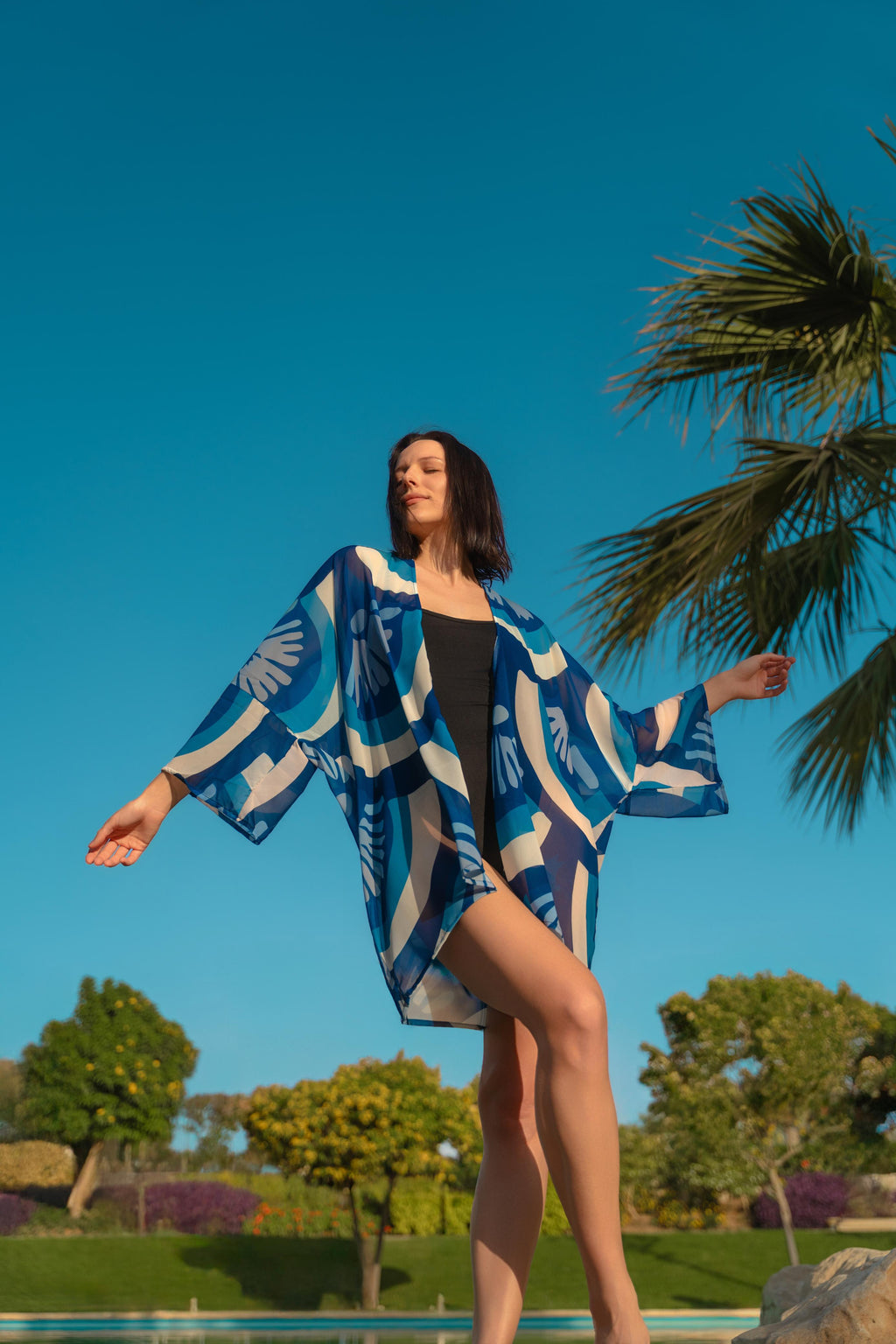 Sea Shells Kimono