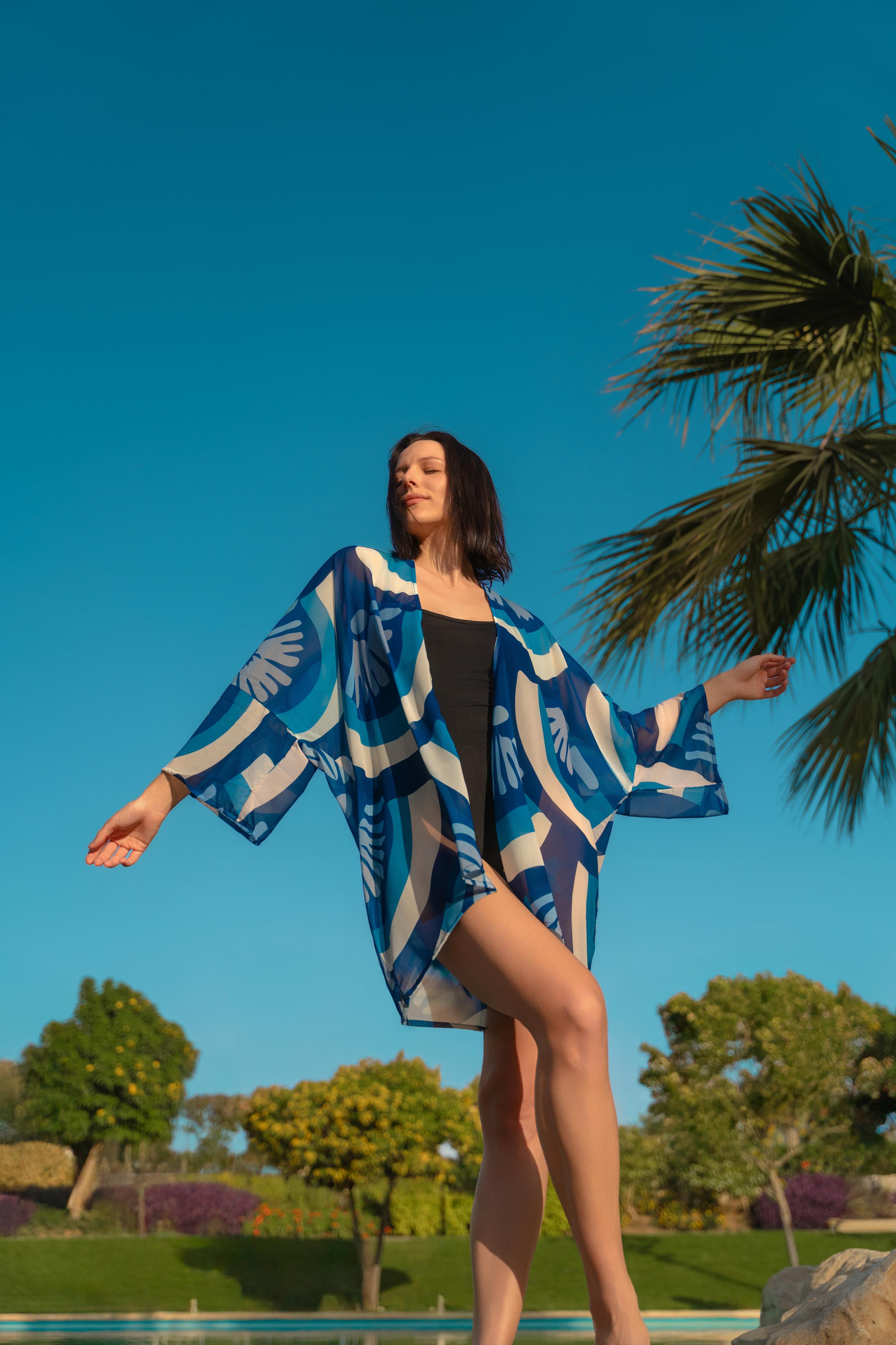 Sea Shells Kimono