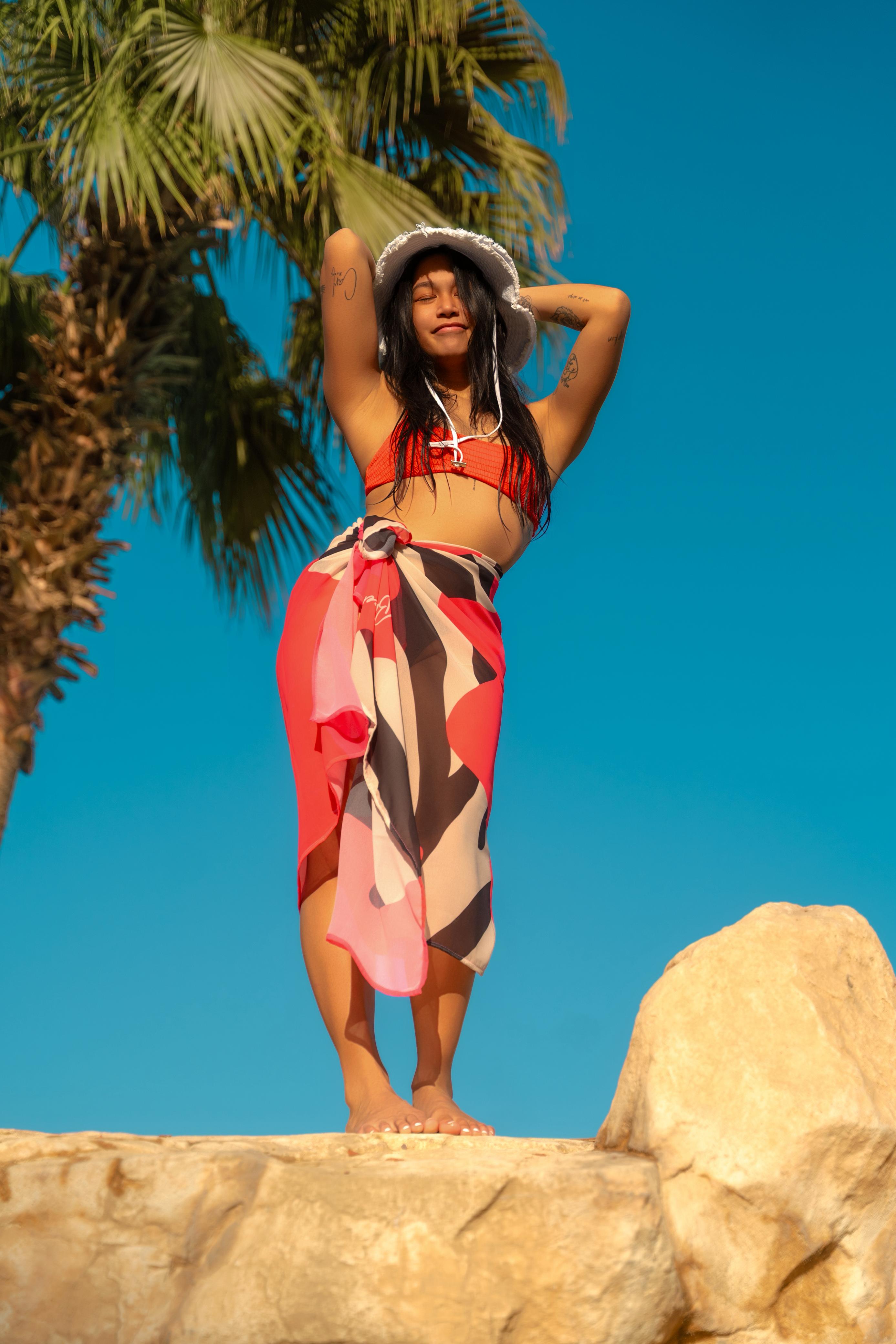 Zebra Bloom Cover Up