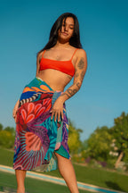 Coral Carnival Cover Up